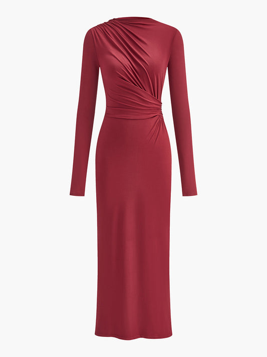 Şık Dökümlü Jersey Bodycon Elbise Shine Aura
