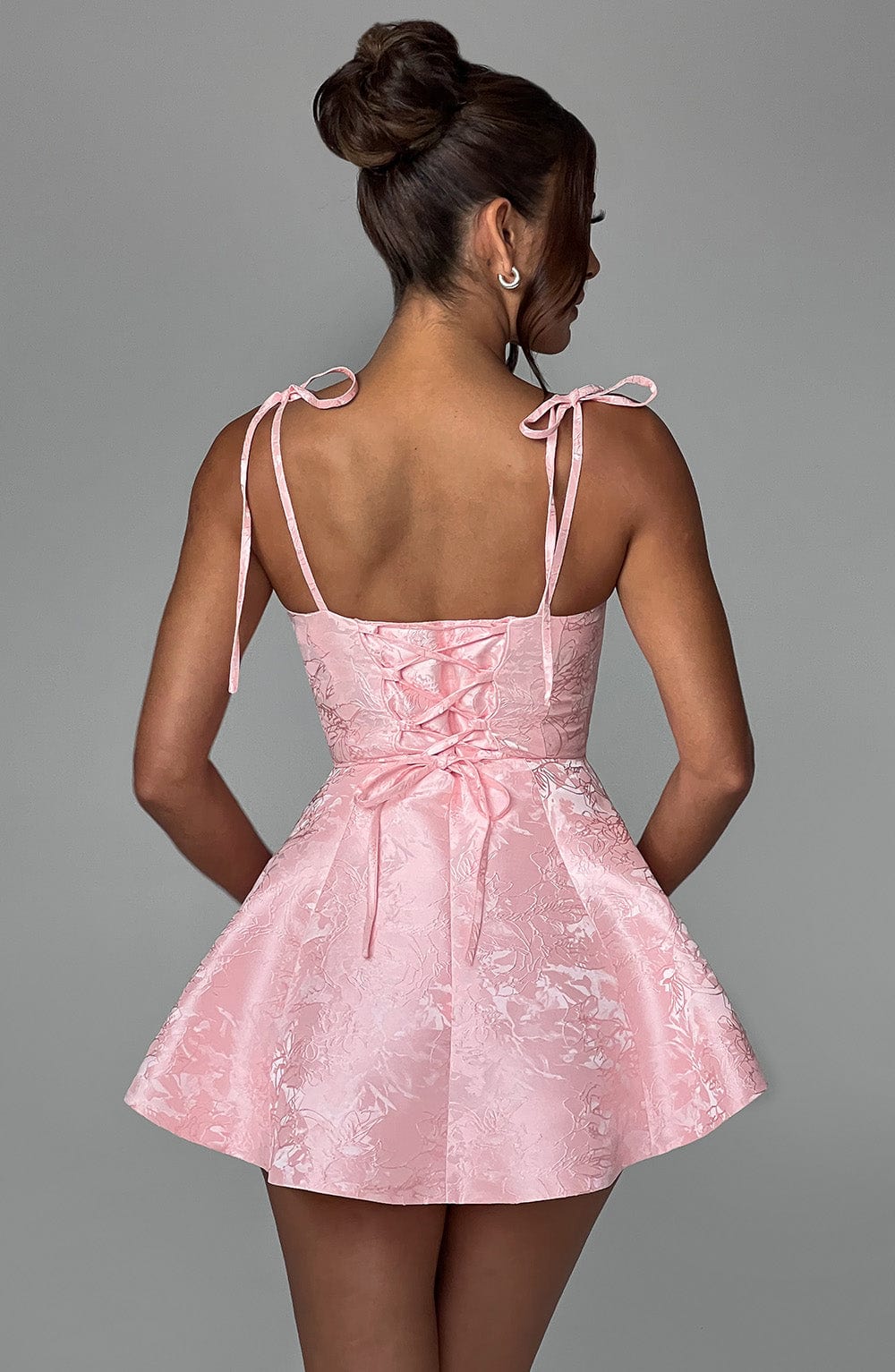 Emmie Playsuit Elbise - Allık Shine Aura